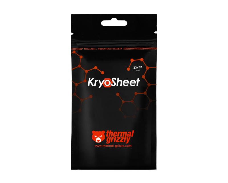 THERMAL GRIZZLY TG KryoSheet - 33x 33x 0,2 mm termal pad (TG-KS-33-33) - Slika 2