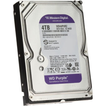 WD 4TB 3.5 inča SATA III 128MB IntelliPower WD44PURZ Purple hard disk