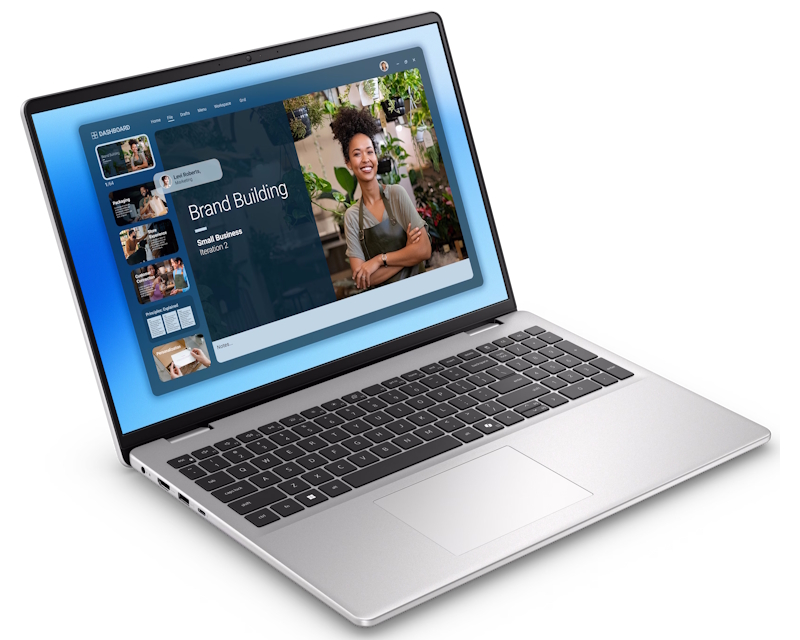 DELL 16 DC16251 16 inch FHD+ 300nits Core 5 120U 16GB 512GB SSD Backlit FP metalni silver laptop - Slika 2