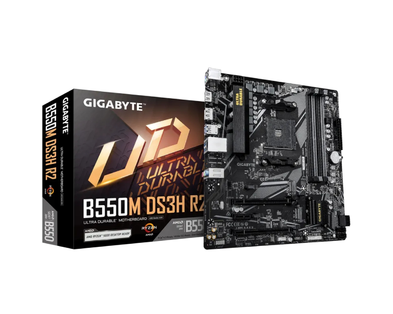 GIGABYTE B550M DS3H R2 rev. 1.x matična ploča - Slika 2
