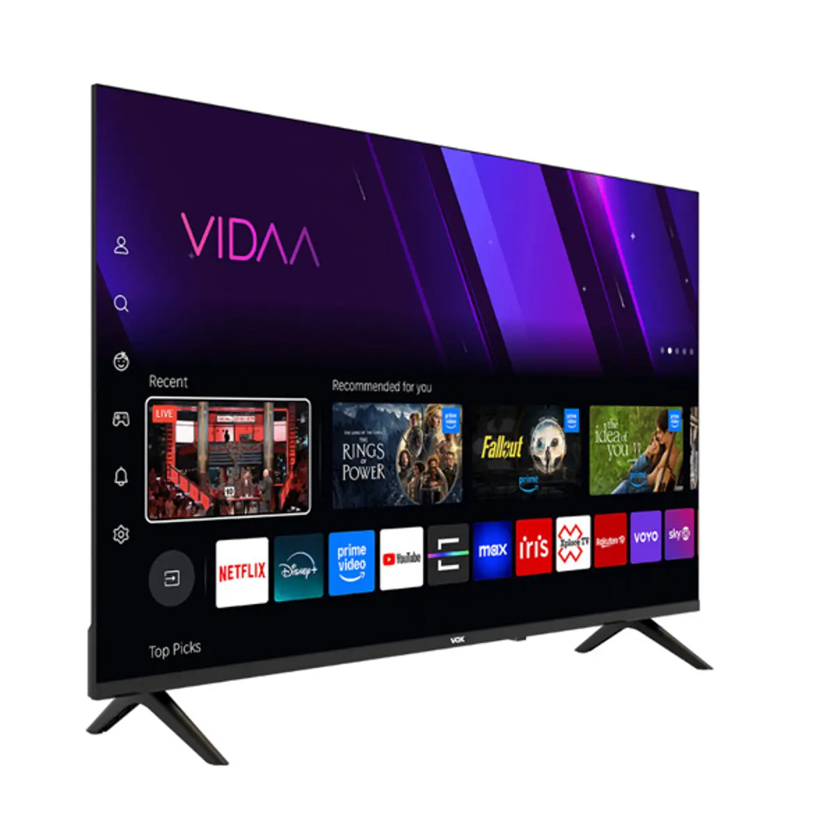 Televizor Vox 50QVU684 Smart, DLED, 4k UHD, 50''(127 cm), DVB-T2/C/S2 - Slika 2