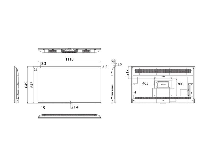 HISENSE 50 inča 50DP30FE 4K UHD 350 nita Digital Signage Display - 16/7 Operation - Slika 3