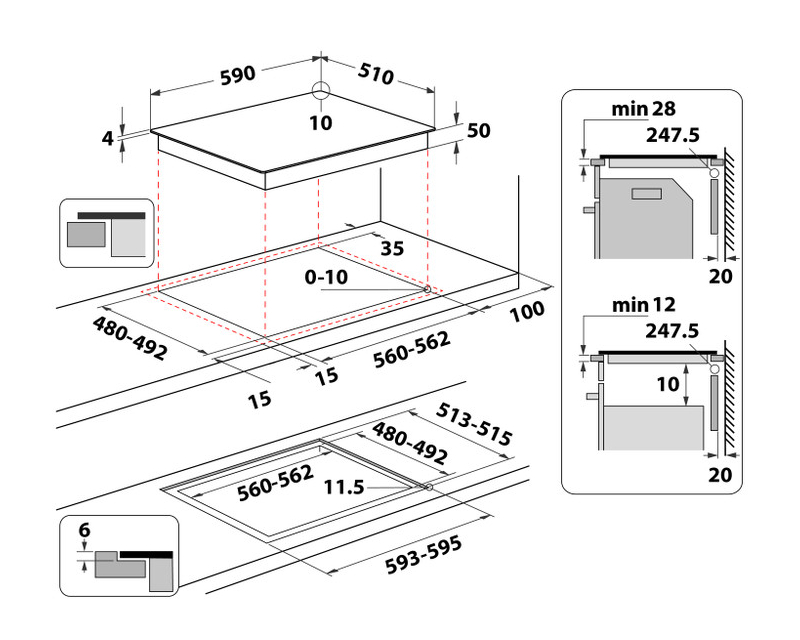 WHIRLPOOL WTX6019DCF Ugradna ploča - Slika 3