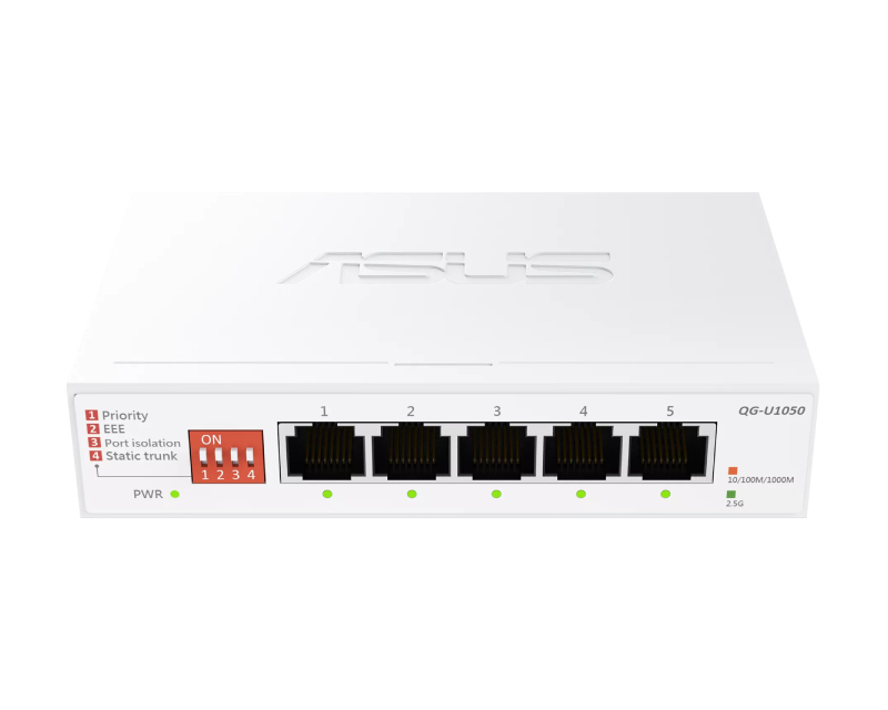 ASUS QG-U1050 5-port switch beli - Slika 2