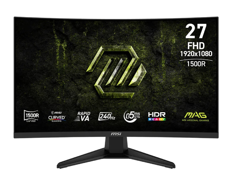 MSI 27 inča 275CF X24 MAG FHD 1920x1080 Rapid VA 240 Hz zakrivljeni gaming monitor - Slika 2