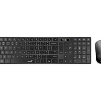 GENIUS SlimStar 8250 Wireless USB US crna tastatura+ miš