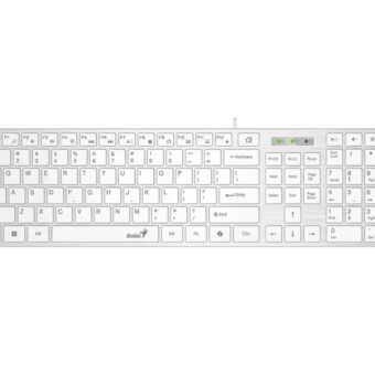GENIUS SlimStar 126 USB YU bela tastatura