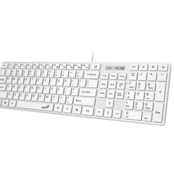 GENIUS SlimStar 126 USB US bela tastatura