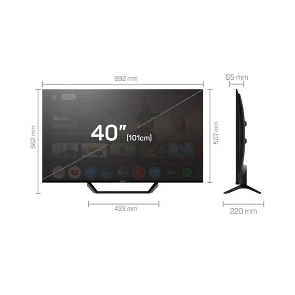 Televizor Tesla 40E655BFS Smart, LED, Full HD, 40''(102cm), DVB-T/T2/C/S/S2 - Slika 2