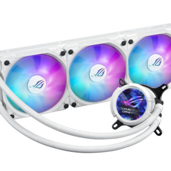 ASUS ROG STRIX LC III 360 ARGB LCD WHT vodeno hlađenje belo