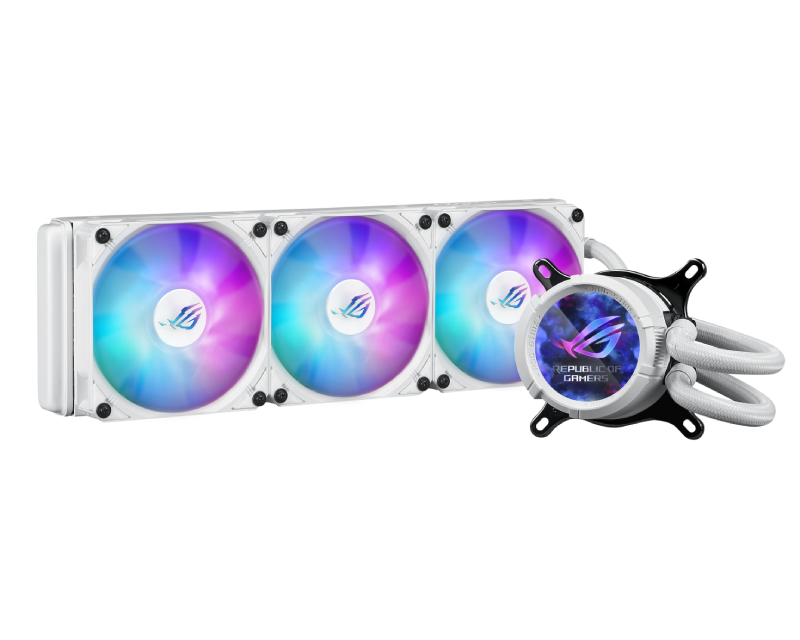 ASUS ROG STRIX LC III 360 ARGB LCD WHT vodeno hlađenje belo - Slika 3