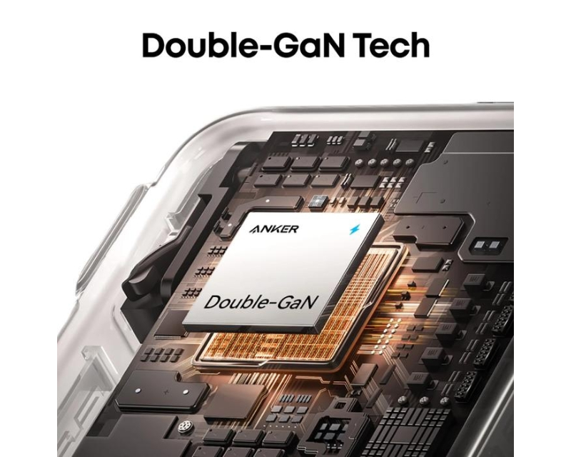 ANKER Prime 70W GaN zidni brzi punjač, 3-porta (2x USB-C i 1x USB-A) crni - Slika 2