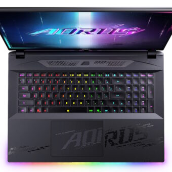 GIGABYTE AORUS MASTER 18 BYH 18 inch QHD+ 240Hz 1200nits Core Ultra 9 275HX 64GB 2TB SSD GeForce RTX 5080 16GB RGB Backlit Win11Pro gaming laptop