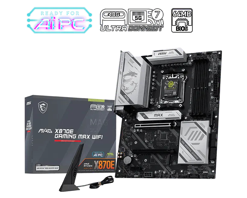 MSI MAG X870E GAMING MAX WIFI matična ploča - Slika 3