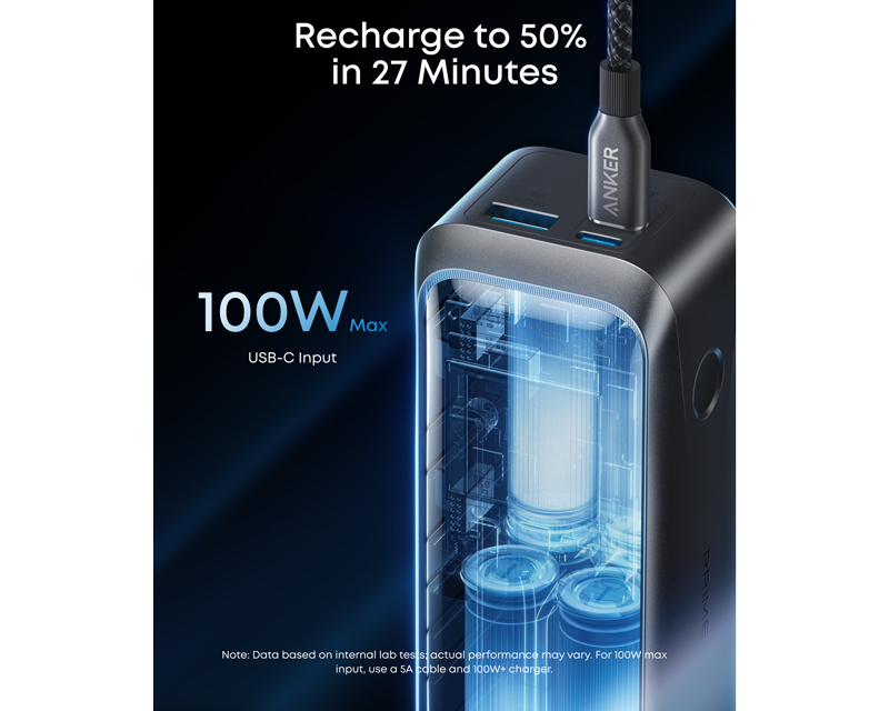ANKER Prime 20000mAh, 220W, Power Bank crni - Slika 2