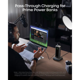 ANKER Prime baza za punjenje, 26750mAh, 150W, crna