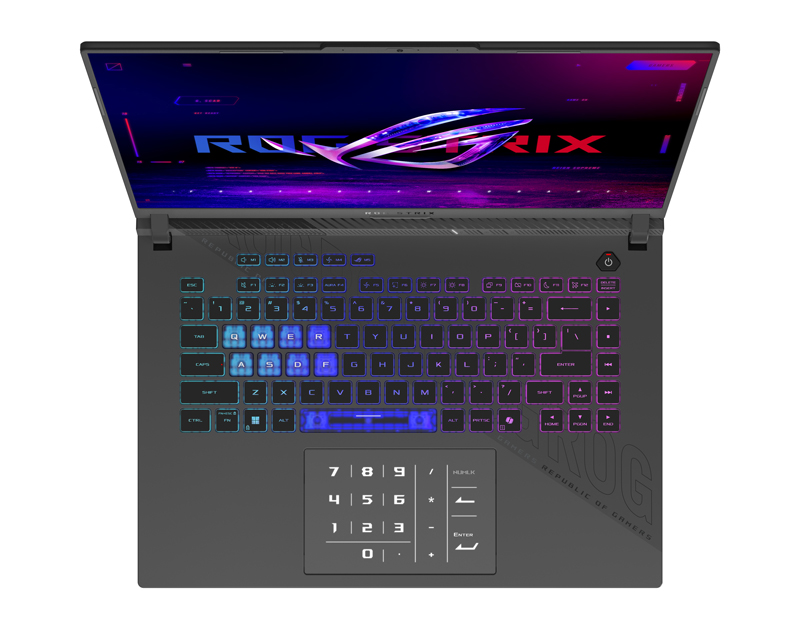 ASUS ROG Strix G16 G614PR-RV021W (16 inča FHD+, Ryzen 9 8940HX, 32GB, SSD 2TB, GeForce RTX 5070 Ti, Win 11 Home) laptop + ranac - Slika 3