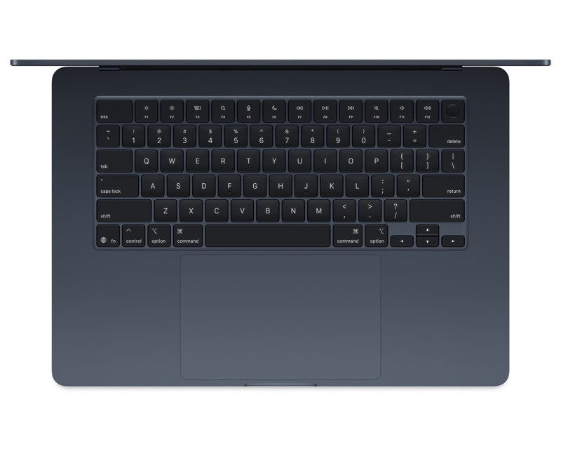 APPLE MacBook Air 15.3 inch M5 10-core CPU 10-core GPU 16GB 512GB SSD Midnight (MDVH4) - Slika 3