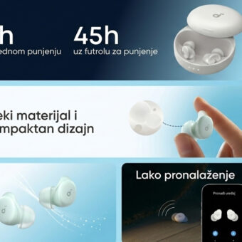 ANKER Soundcore Sleep A30 Noise Masking BT bežične bubice bele