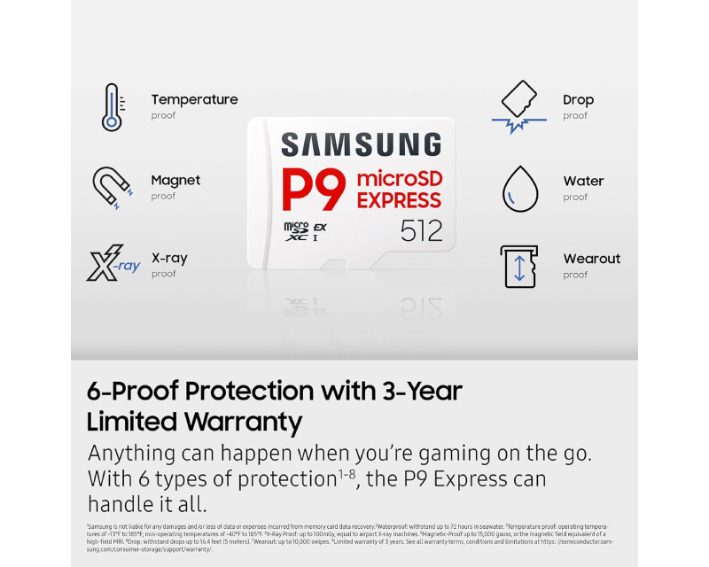 SAMSUNG Memorijska kartica P9 Express MicroSDXC Card 256GB MB-MK256T - Slika 2