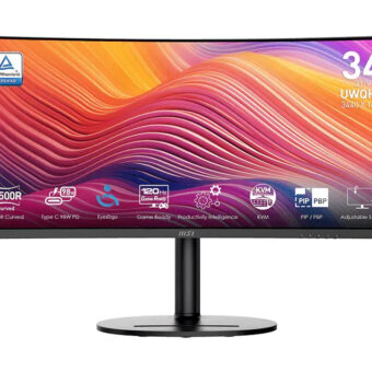MSI 34 inča MODERN MD342CQP UWQHD 3440x1440 120Hz FreeSync Premium zakrivljeni monitor