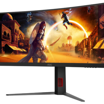 AOC 34 inča CU34G4Z WQHD 3440x1440 Fast VA 240 Hz zakrivljeni gaming monitor outlet