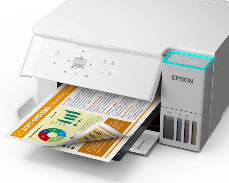 EPSON L4366 EcoTank wireless multifunkcijski inkjet štampač beli - Slika 3