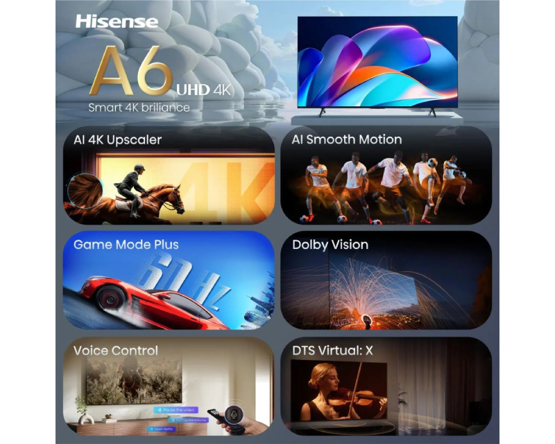 HISENSE 55 inča 55A6S 4K UHD LED Smart TV - Slika 3