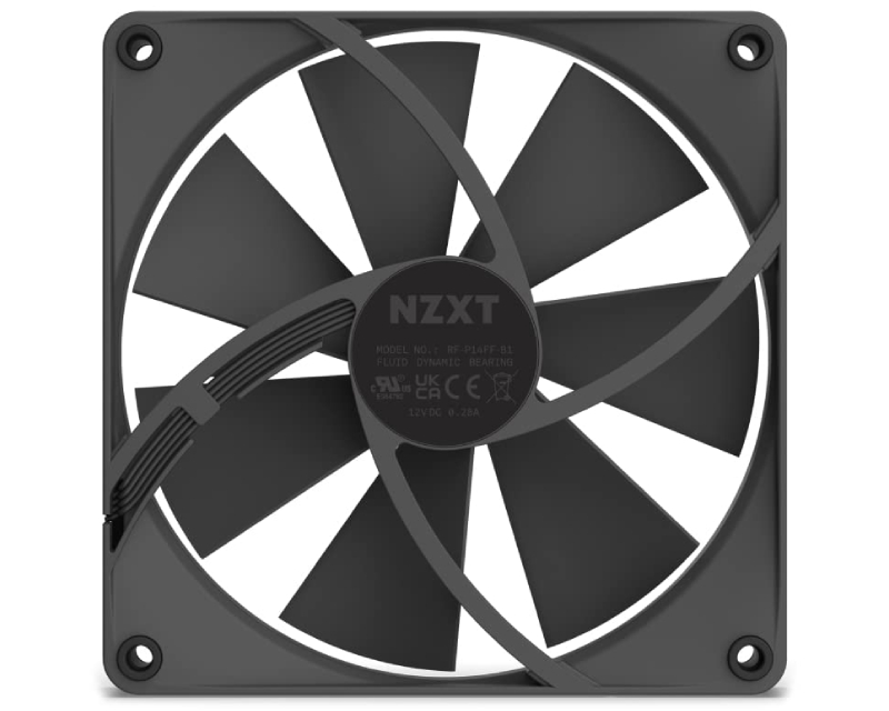 NZXT AER P140 140mm ventilator crni(RF-P14SF-B1) - Slika 2