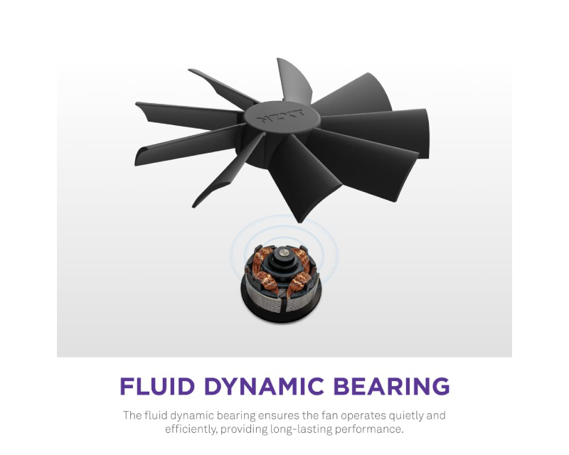 NZXT F140RGB Core 140mm ventilator crni (RF-D14SF-B1) - Slika 2