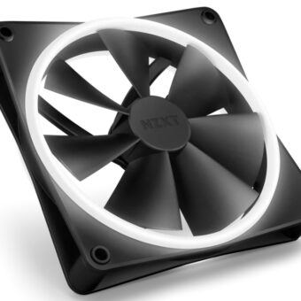NZXT F140 RGB Duo Twin Pack 140mm ventilator crni (RF-D14DF-B1)