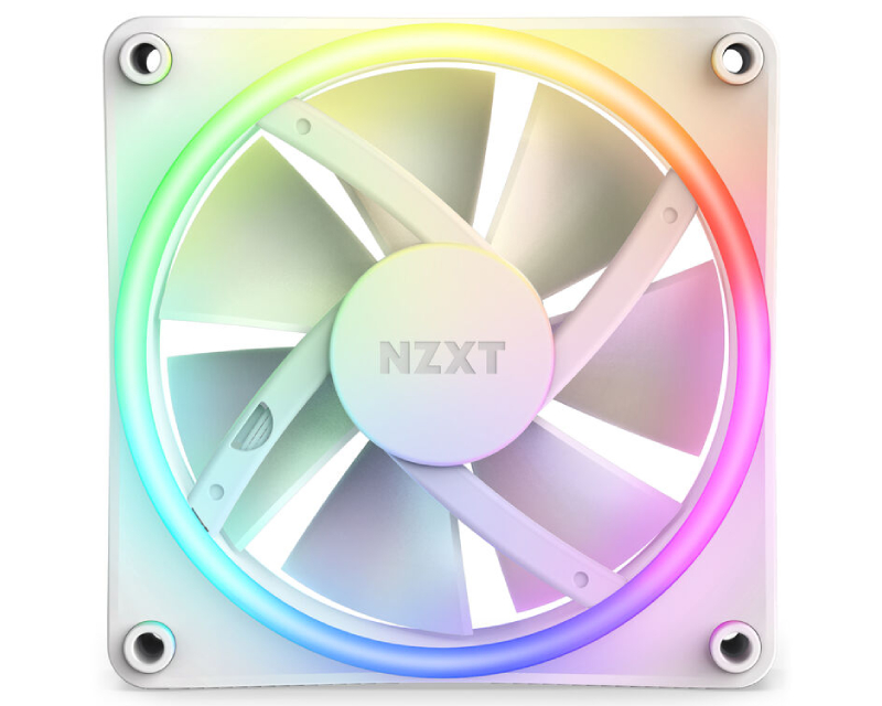 NZXT F120 RGB Duo 120mm ventilator beli (RF-D12SF-W1) - Slika 2