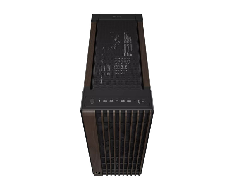 ASUS PROART PA602 WALNUT WOOD TG PWM MODERN BLACK kućište crno - Slika 2