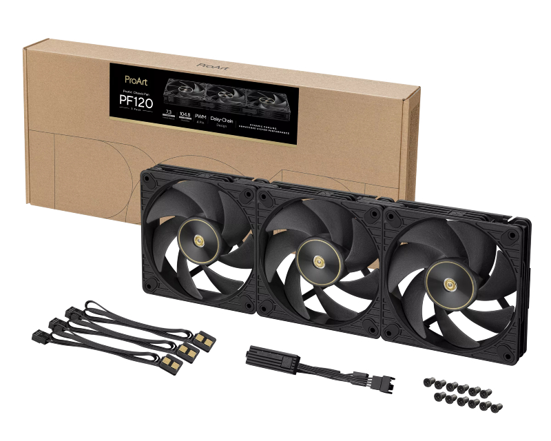 ASUS PROART PF120 FAN PWM BLACK 3IN1 ventilator - Slika 3