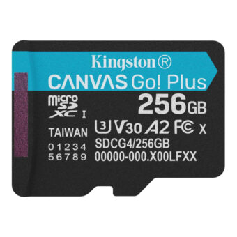 KINGSTON Memorijska kartica U3 V30 microSDXC 256GB Canvas Go Plus 200MB/s A2 SDCG4/256GBSP