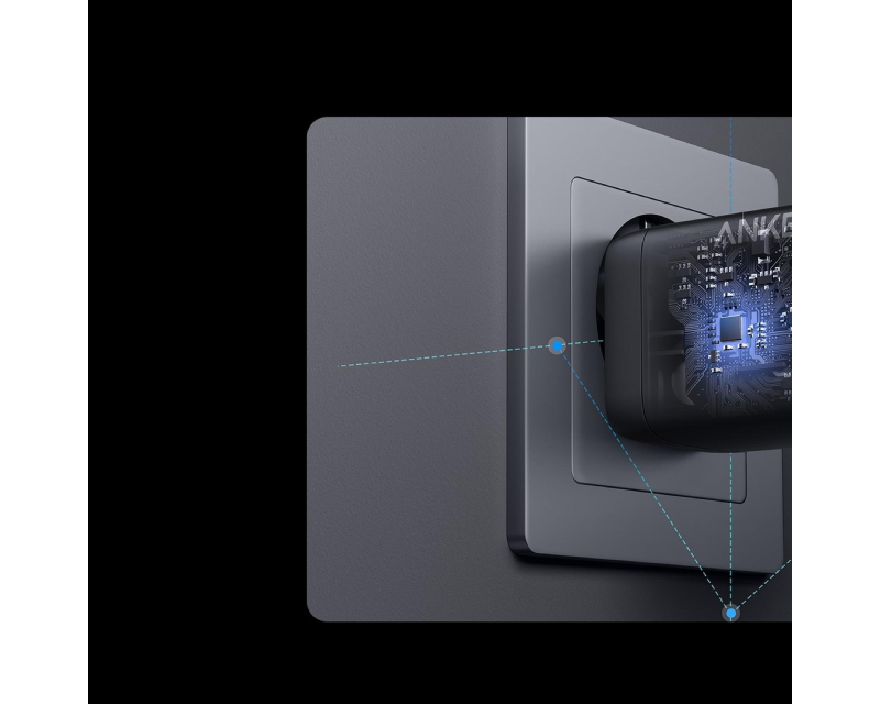 ANKER Prime 67W GaN zidni brzi punjač, 3-porta (2x USB-C i 1x USB-A) crni - Slika 2