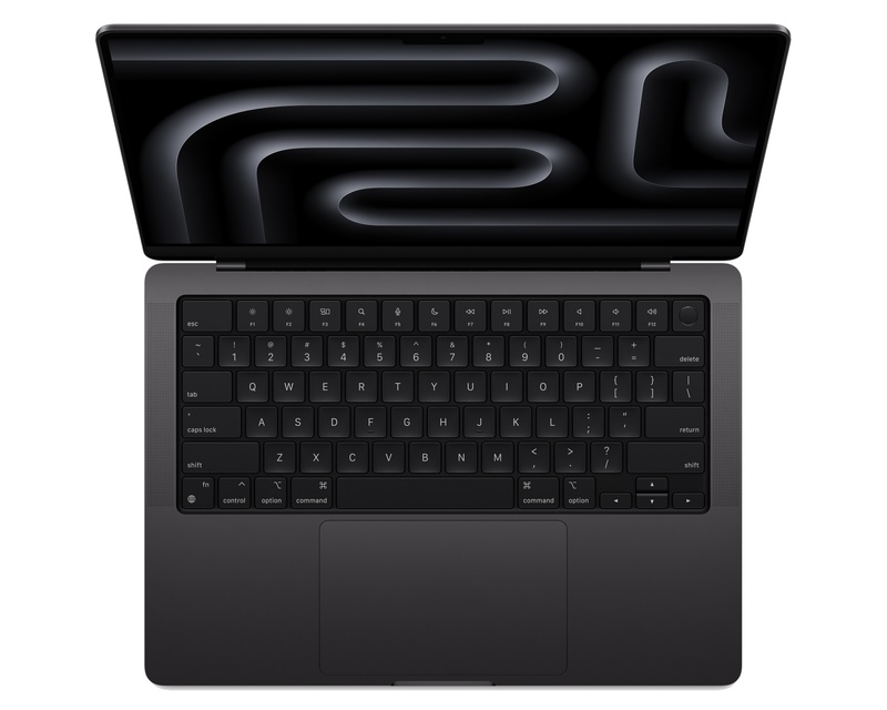 APPLE MacBook Pro 14.2 inch M5 Pro 15-core CPU 16-core GPU 24GB 1TB SSD Space Black (MGDR4) - Slika 2