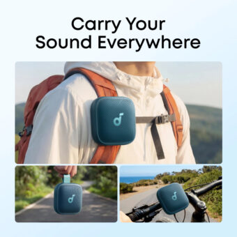 ANKER Soundcore Boom Go 3i 15W prenosni bluetooth IP68 zvučnik plavi