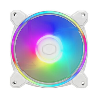 COOLER MASTER Master Fan MF120 HALO2 3in1 White edition 120mm ventilator beli (MFL-B2DW-213P2-R2)