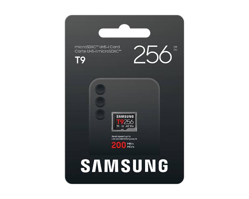 SAMSUNG T9 Memorijska kartica microSDXC UHS-I U3 V30 A2 256GB MB-MH256T - Slika 2