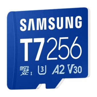 SAMSUNG T7 Memorijska kartica microSDXC UHS-I U3 V30 A2 256GB MB-MB256T