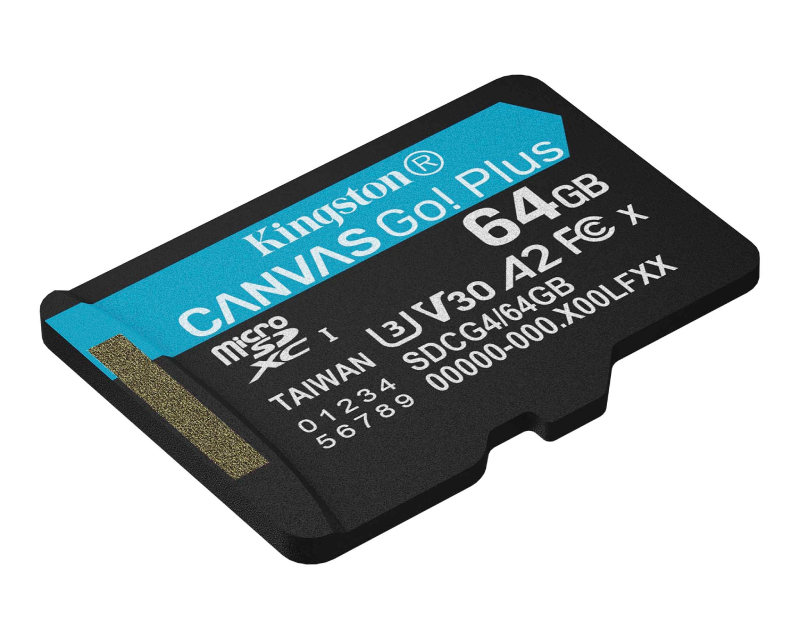 KINGSTON Memorijska kartica U3 V30 microSDXC 64GB Canvas Go Plus 200MB/s A2 SDCG4/64GBSP - Slika 3