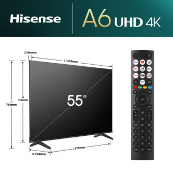 HISENSE 55 inča 55A6N LED 4K UHD Smart TV outlet