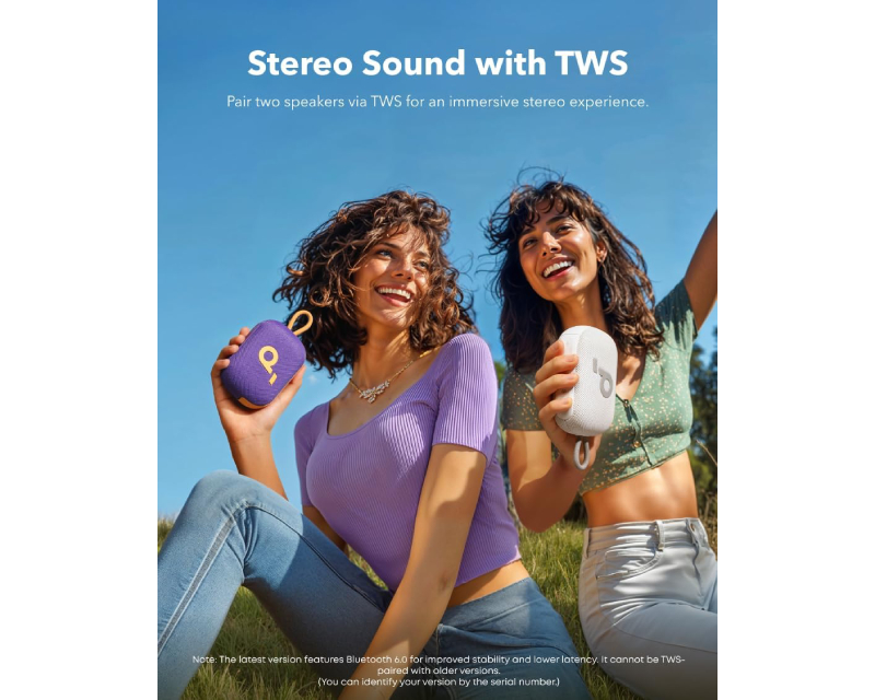 ANKER Soundcore Select 4 Go prenosivi bluetooth IP67 zvučnik ljubičasti - Slika 3